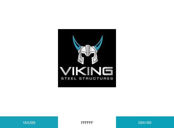 Viking Steel Structures brand color palette