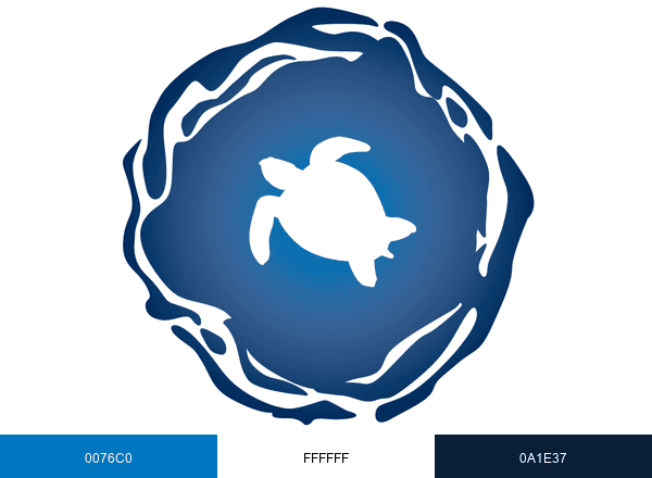 Virginia Aquarium brand color palette