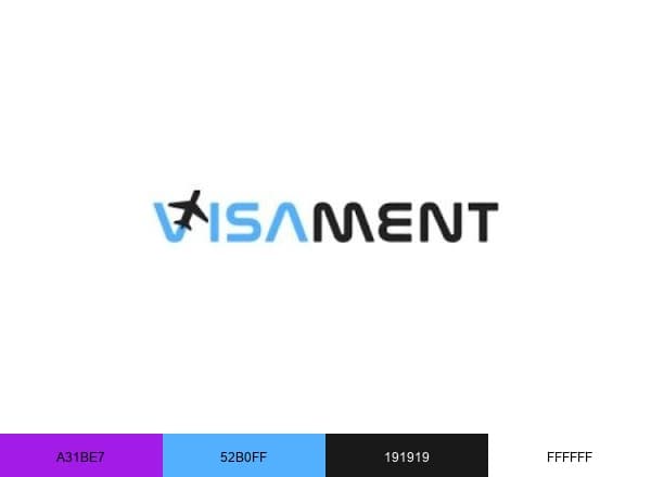 Visament brand color palette