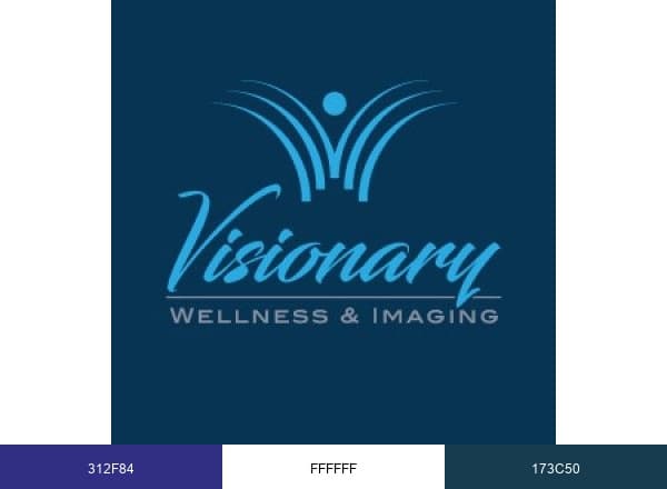 Visionary Wellness & Imaging brand color palette