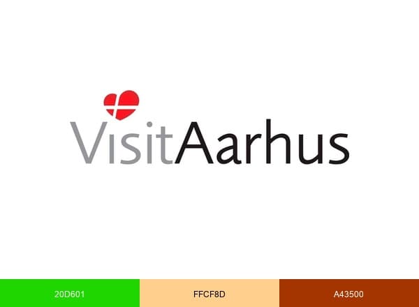 VisitAarhus brand color palette