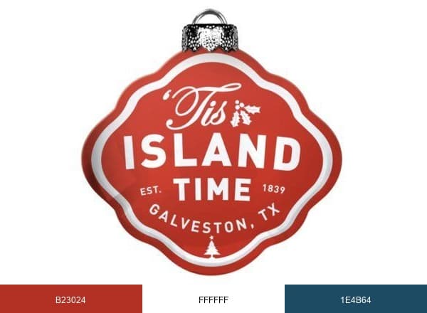 Visit Galveston brand color palette