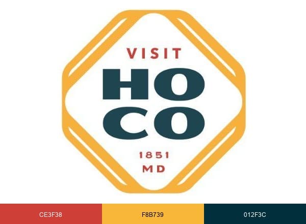 Visit Howard County brand color palette