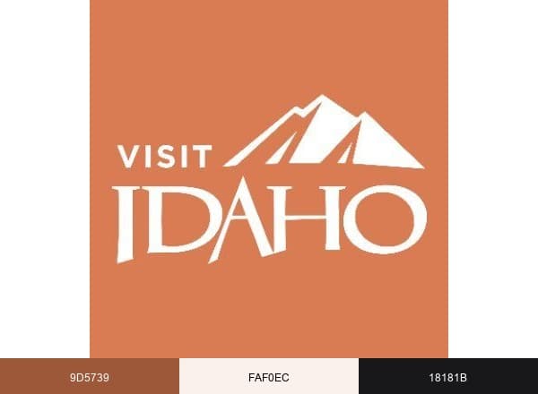 Visit Idaho brand color palette