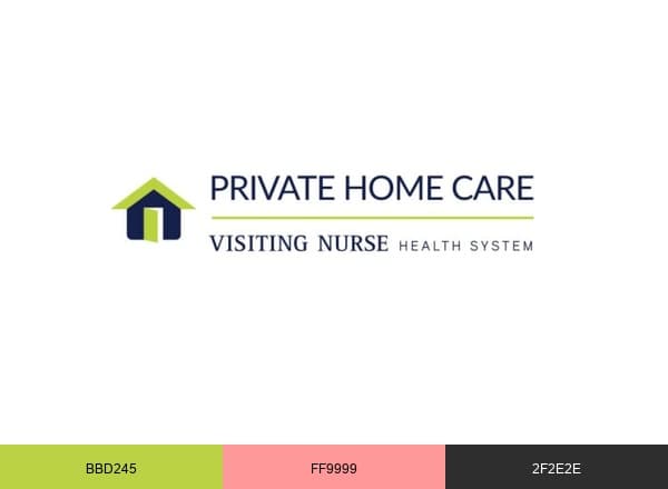 Visiting Nurse Private Home Care brand color palette