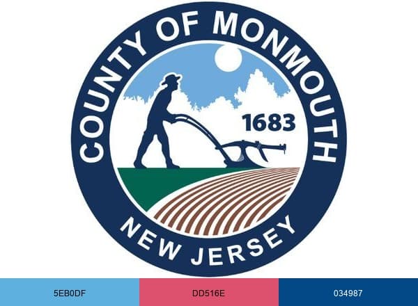 Monmouth County brand color palette