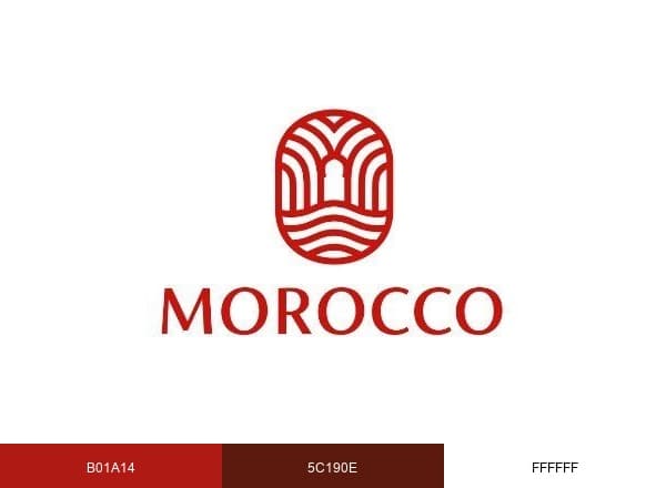 Visit Morocco brand color palette