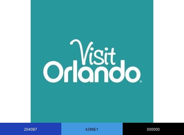 Visit Orlando ️ brand color palette