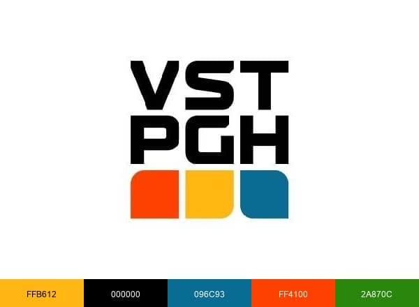 Visit Pittsburgh brand color palette