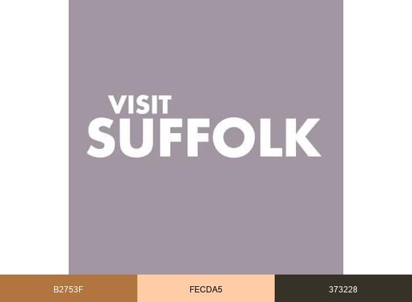 Visit Suffolk brand color palette