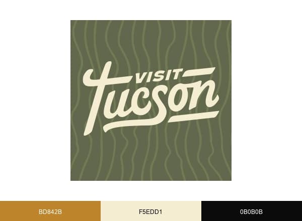 Visit Tucson brand color palette