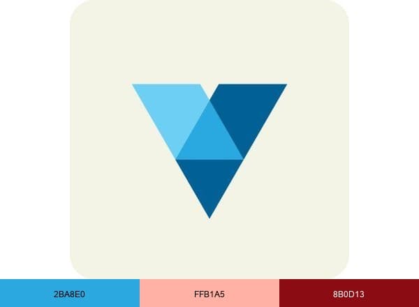 VistaPrint brand color palette