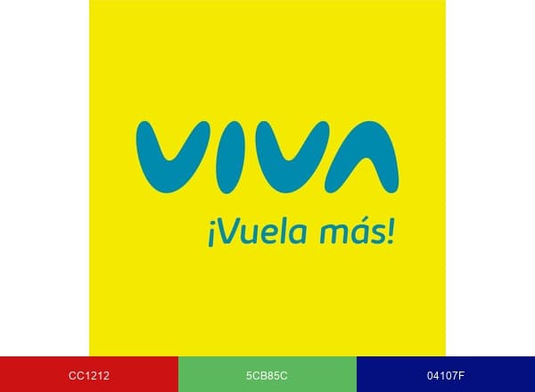 Viva Air brand color palette