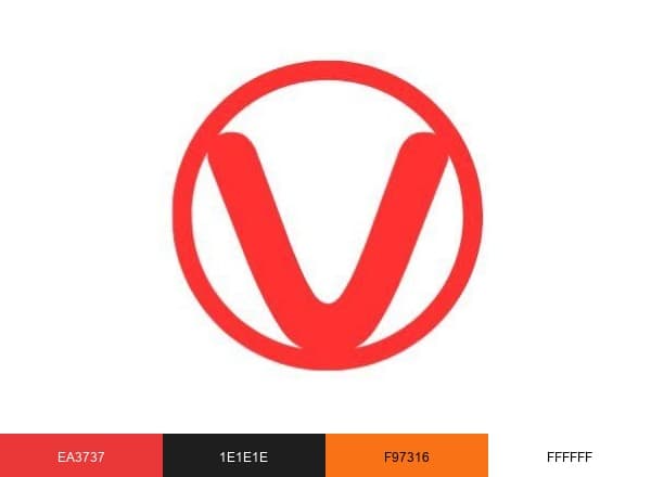 Vivax Tour brand color palette