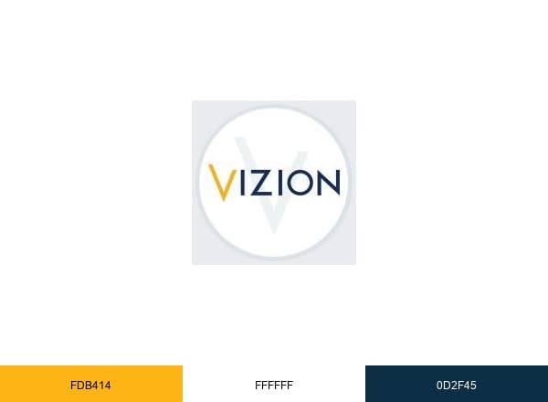 Vizion brand color palette