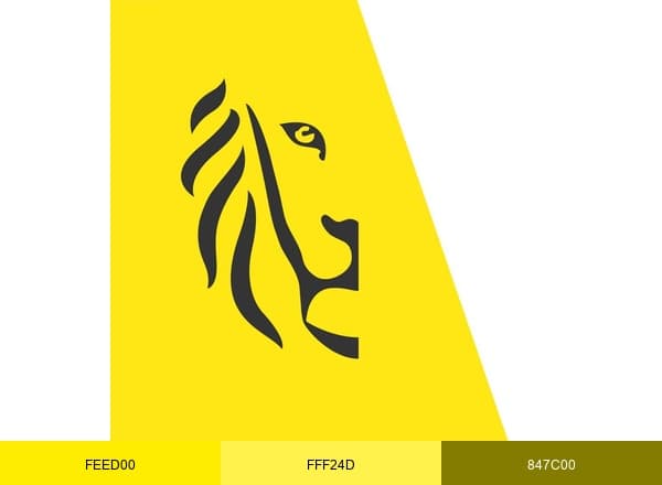 Vlaanderen brand color palette