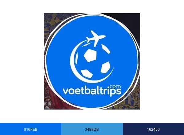 Voetbaltrips.com brand color palette