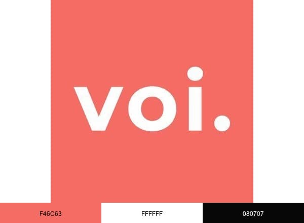 VOI Technology brand color palette