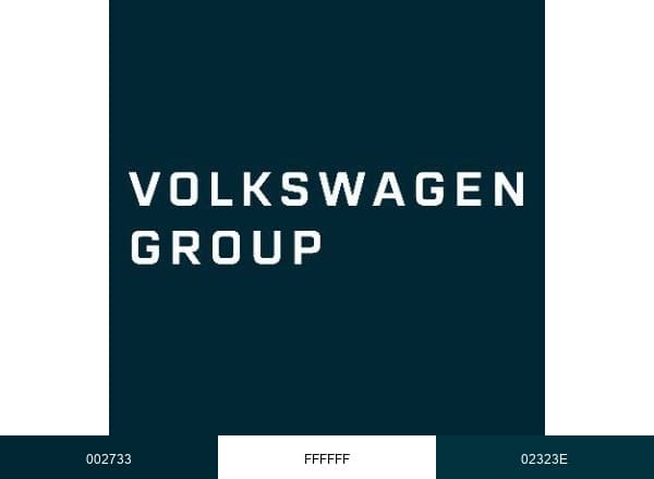 Volkswagen Group brand color palette