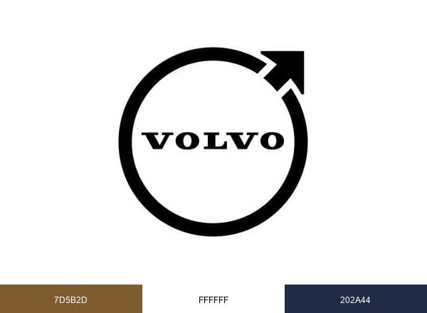Volvo Buses brand color palette