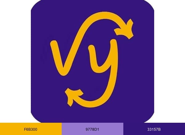 Voyey brand color palette