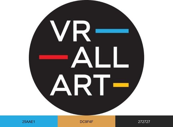 VR-All-Art brand color palette