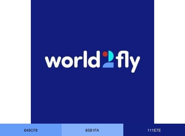 World2Fly brand color palette