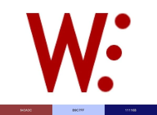 W3Techs brand color palette