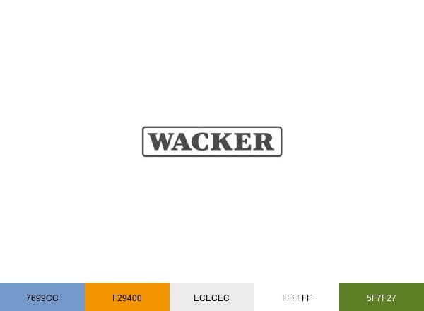 Wacker brand color palette