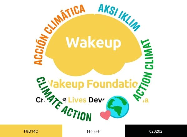 Wakeup Foundation brand color palette