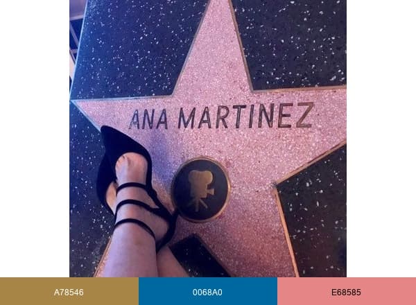 Ana Martinez brand color palette
