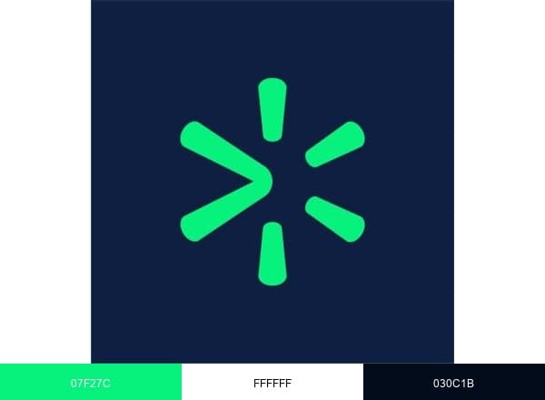 Walmart Global Tech brand color palette