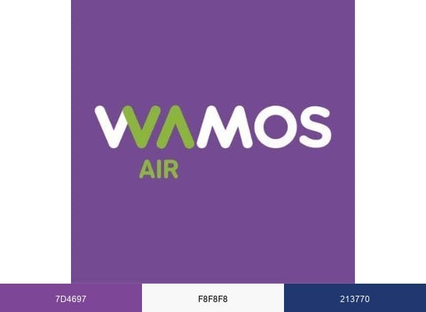 Wamos Air brand color palette