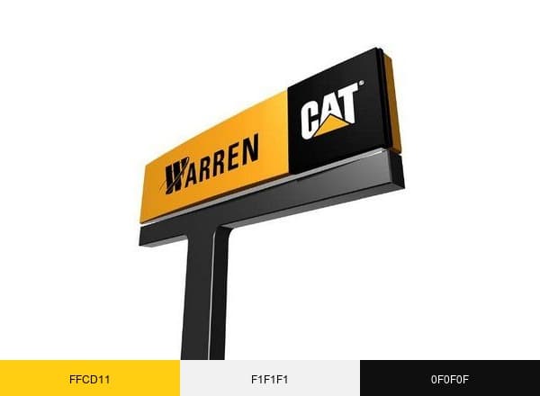 Warren CAT brand color palette