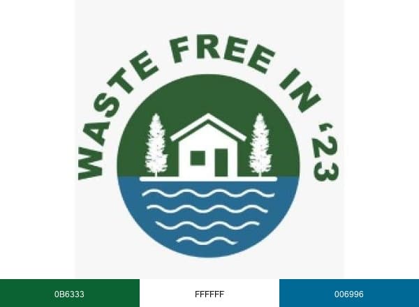 – Waste Free '23 brand color palette