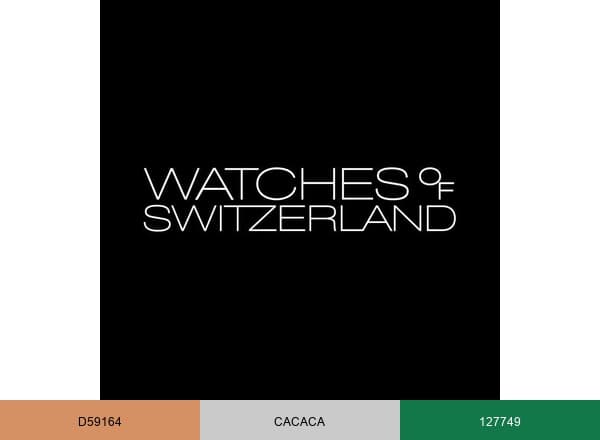 Watches of Switzerland US brand color palette