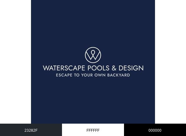 Waterscape Pools and Design brand color palette