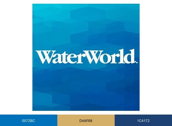 WaterWorld Magazine brand color palette