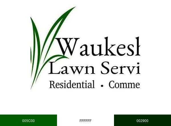 Waukesha Lawn Service brand color palette