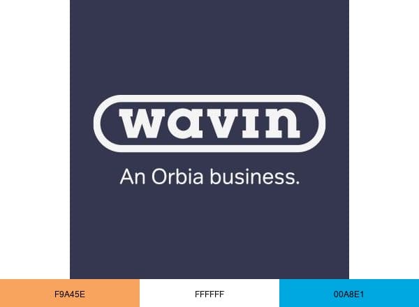 Wavin brand color palette
