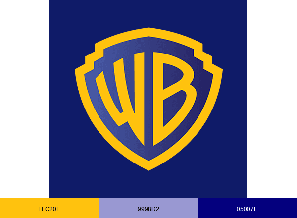Warner Bros. brand color palette