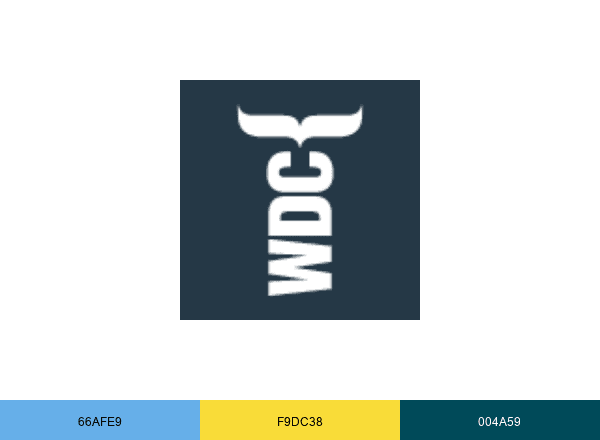 Whale and Dolphin Conservation brand color palette