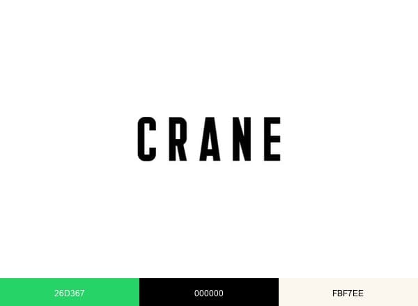 Crane brand color palette