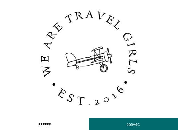 We Are Travel Girls brand color palette