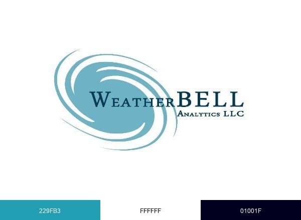 WeatherBELL brand color palette
