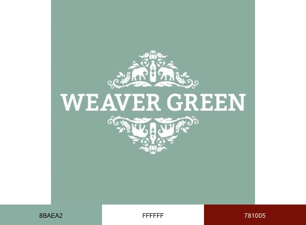 Weaver Green brand color palette