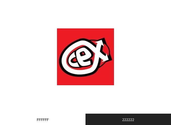 CeX brand color palette