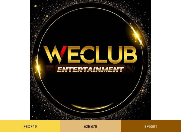 Weclub brand color palette