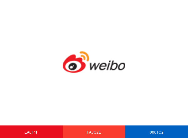 Weibo brand color palette