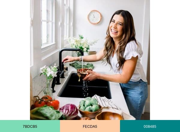 Erin Clarke brand color palette
